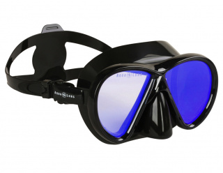 картинка Маска для дайвинга и плавания Horizon DS фиолетовые зеркальные линзы от магазина DivingWolf