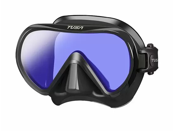 картинка Маска Tusa Ino Pro, линзы UV, черный силикон от магазина DivingWolf