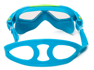 картинка Детские очки для плавания FLUYD FREEDOM JR. синий силикон/желтая рамка от магазина DivingWolf