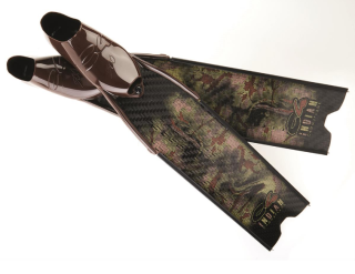 картинка Ласты С4 INDIAN CAMO MED (карбон Т700, угол 32, коричневые калоши С4 300 2.0) от магазина DivingWolf