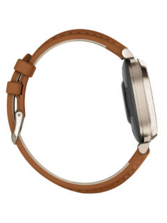 картинка Часы Garmin LILY 2 Classic Cream Gold / Tan Leather Band от магазина DivingWolf