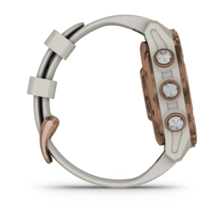 картинка Компьютер для дайвинга Garmin Descent Mk3i 43 мм, титановый, бронзовый безель PVD, серый силиконовый ремешок от магазина DivingWolf