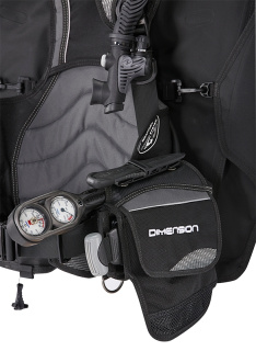 картинка Жилет-компенсатор AquaLung DIMENSION (Black/Charcoal) от магазина DivingWolf