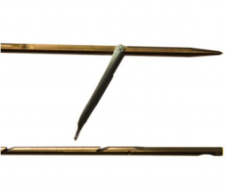 картинка Гарпун Sargan, д/арбалетов, зацеп-прорез, сталь 174 Ph, D 6,5мм, 125 см, 1 флажок от магазина DivingWolf