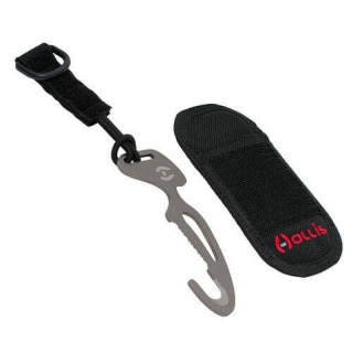 картинка Hollis Стропорез титановый с чехлом от магазина DivingWolf