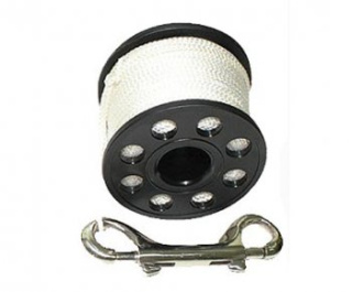 картинка Катушка с карабином Saekodive с нейлоновым линем 45 м, D-5мм от магазина DivingWolf