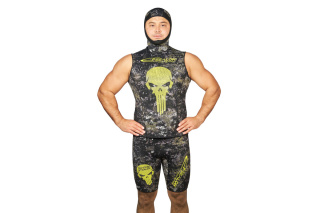 картинка Майка EPSEALON SKULL TACTICAL CAMO 2.5 мм, шлем/без рукавов от магазина DivingWolf