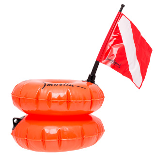 картинка Буй Marlin Twin Orange от магазина DivingWolf