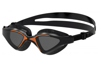 Очки для плавания SEAC SUB LYNX BLACK/ORANGE, тонированные стекла