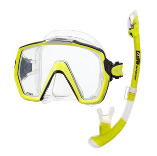картинка Комплект маска + сухая трубка Tusa TS 1001-250 от магазина DivingWolf
