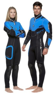 картинка Гидрокостюм Waterproof полусухой/сухая молния SD4 7 мм мужской от магазина DivingWolf