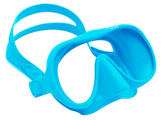 Маска безрамная Soprossub Larga, синий силикон