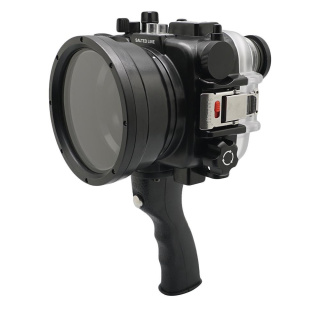 картинка Sea Frogs RX1xx Salted Line Series (Black) + with pistol grip подводный бокс для Sony RX100 серии от магазина DivingWolf