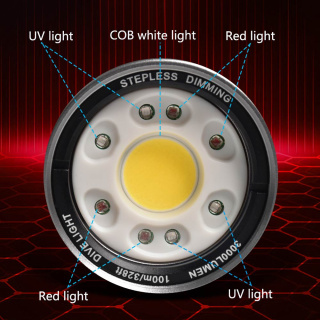 картинка Seafrogs MK-01 LED video light подводный видео фонарь от магазина DivingWolf