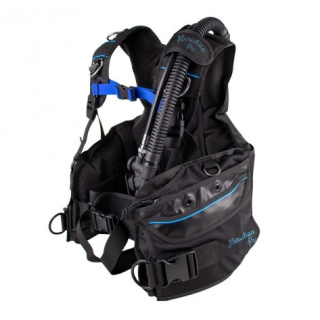 картинка Жилет-компенсатор FanDiver Меридиан Про, черно-синий от магазина DivingWolf