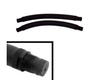 картинка Тяги латекс Sargan черные D16 мм, (парные) длина 13 см от магазина DivingWolf