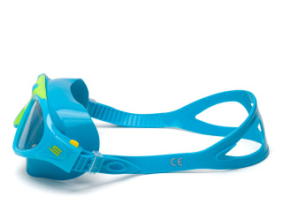 картинка Детские очки для плавания FLUYD FREEDOM JR. синий силикон/желтая рамка от магазина DivingWolf