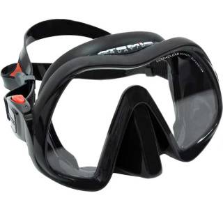 картинка Маска Atomic Aquatics Venom Frameless (черный силикон) от магазина DivingWolf