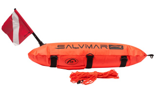 картинка Буй Salvimar двойной овальный с линем от магазина DivingWolf