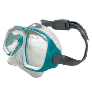 картинка Маска подростковая Scorpena, бело-зеленая от магазина DivingWolf