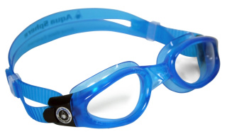 картинка Очки для плавания Aqua Sphere KAIMAN JUNIOR (прозр.линзы) LIGHT BLUE от магазина DivingWolf