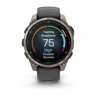 картинка Garmin FENIX 8 Pro – 47 mm, AMOLED Sapphire, Titanium with Graphite/black silicone band от магазина DivingWolf
