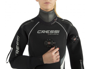 картинка Сухой гидрокостюм Cressi Drylastic, 4 мм, неопрен, сухой, женский от магазина DivingWolf