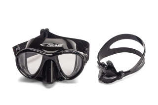 картинка Маска EPSEALON EVISIO 2, резиновый ремешок от магазина DivingWolf