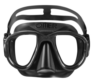 картинка Маска Alien черный силикон/черная рамка O.M.E.R. от магазина DivingWolf