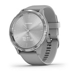 Garmin VIVOMOVE 3 серебристые с серым силиконовым ремешком