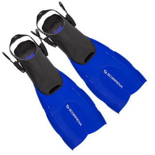 Ласты Scorpena Beach, L (44-48), синие