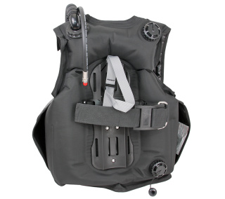 картинка Жилет-компенсатор FanDiver Меридиан, черно-серый от магазина DivingWolf
