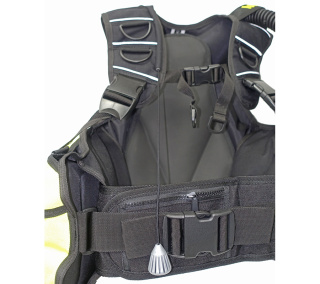 картинка Жилет-компенсатор BCD SoprasSub Divecenter черный/желтый от магазина DivingWolf
