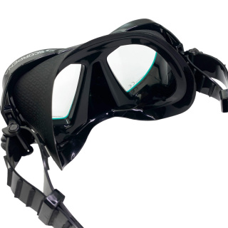 картинка Маска Scorpena M3 чёрно-зел., с двумя ремешками от магазина DivingWolf