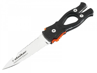 картинка Нож Sargan Сталкер-стропорез ZR3 зеркальная полировка от магазина DivingWolf