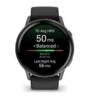 картинка Garmin VENU 4  45 mm, Slate with Black Silicone Band от магазина DivingWolf