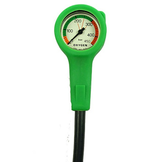 картинка Кислородный манометр Compact 300 Bar (шланг — 150 мм) от магазина DivingWolf