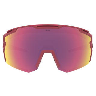 картинка Спортивные очки HILX Samurai / Matt Solid Red / Red Polarized Lens + Clear Lens от магазина DivingWolf