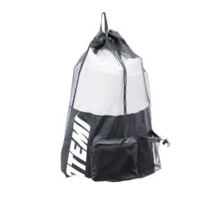 Мешок-сетка с карманами для инвентаря Atemi Multi pocket swim bag, черный