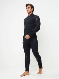 картинка Гидрокостюм Sargan "Black King 4/Zipp" Long Men 5 мм от магазина DivingWolf