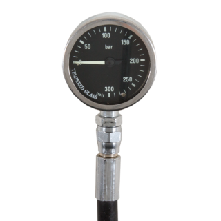 картинка Манометр 52,закаленное стекло, шланг 800 мм от магазина DivingWolf