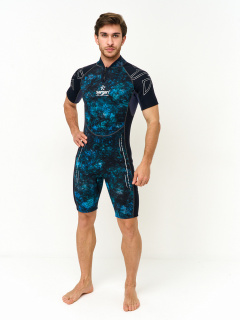 картинка Гидрокостюм "Nero 2.0" Shorty men GalaxyAPE-09/черный 2 mm от магазина DivingWolf