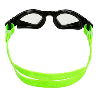 картинка Очки для плавания Aqua Sphere KAYENNE JUNIOR (прозр.линзы), black/lime от магазина DivingWolf