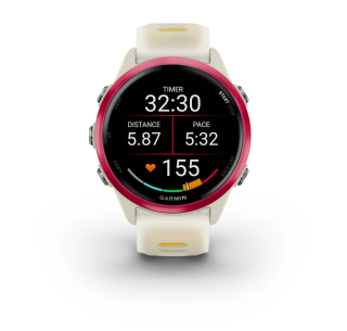 картинка Часы Garmin FORERUNNER 570 42mm Bone with Raspberry and Mango от магазина DivingWolf