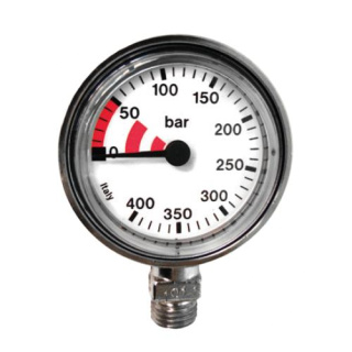 картинка Манометр MINI, 400 Bar, шланг 800мм от магазина DivingWolf