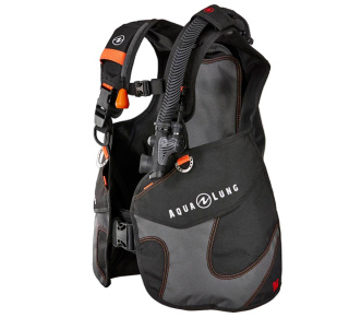 картинка Жилет-компенсатор AquaLung Wave 2016, Black/Charcoal/Orange от магазина DivingWolf
