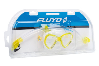 картинка Набор Salvimar маска MORPHEUS и трубка TIME SPLASH цвет желтый от магазина DivingWolf