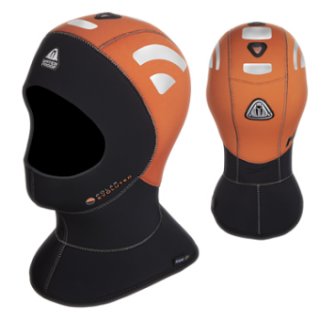 картинка Неопреновый капюшон 5/10 мм Waterproof HVH Polar Evo, оранж. от магазина DivingWolf
