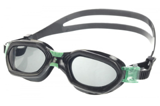 Очки для плавания SEAC SUB AQUATECH BLACK/GREEN, тонированные стекла