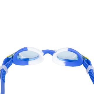 картинка Очки для плавания Scorpena F6 подростковые, бело-син. от магазина DivingWolf